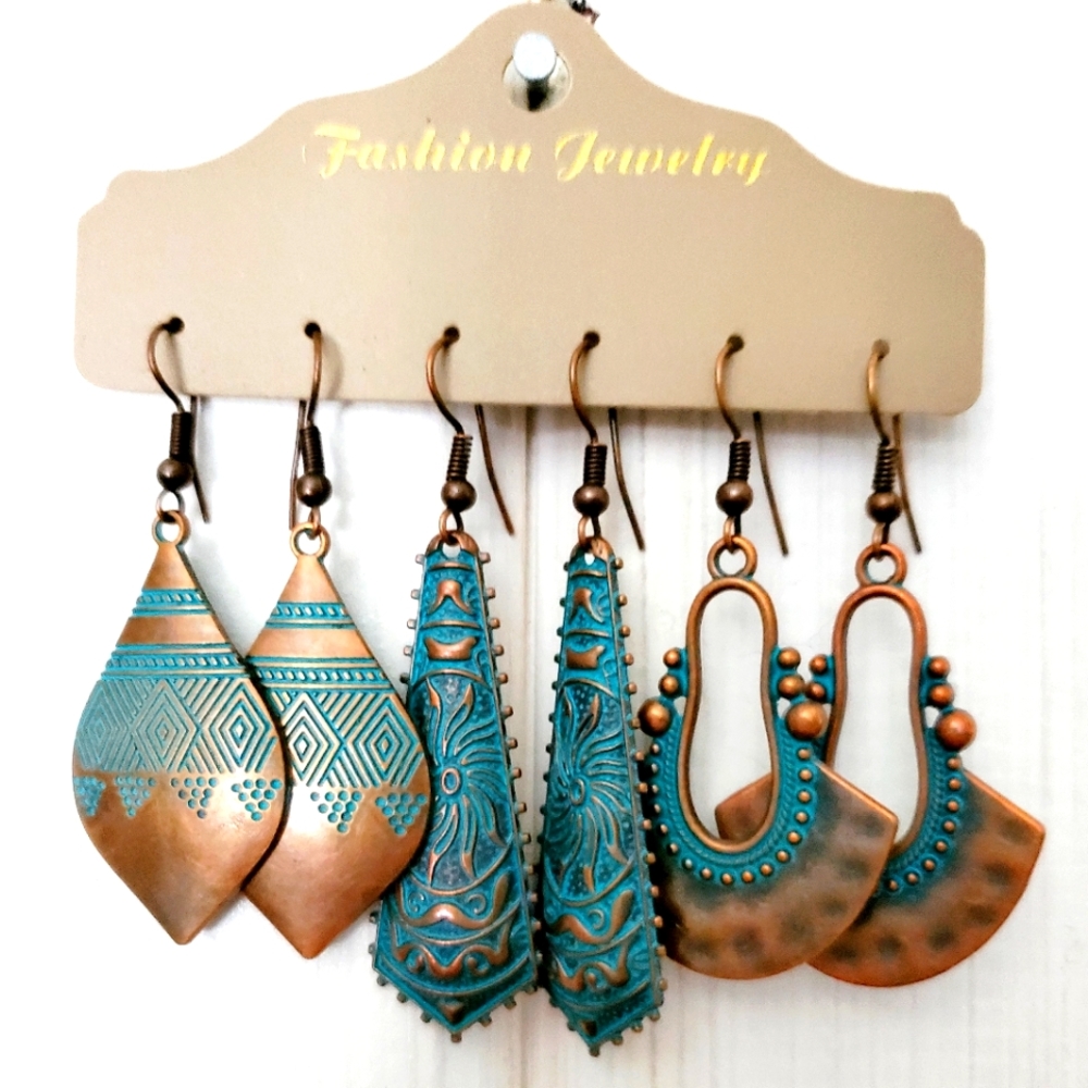 Vintage Folk Charm Earrings